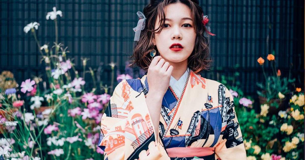 Tokyo Kimono Experience] Sakura Kimono Oukakimono Kimono